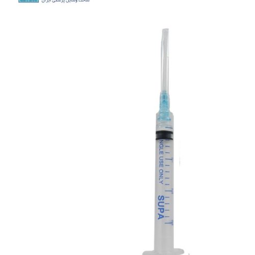 سرنگ سوزن متحرک لوئر اسليپ 5ml دو تکه با سر سوزن G22 - سوپا - 1040378754734390